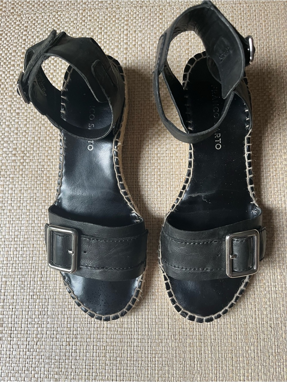 Franco Sarto Lexie Espadrille Sandals Size 7.5